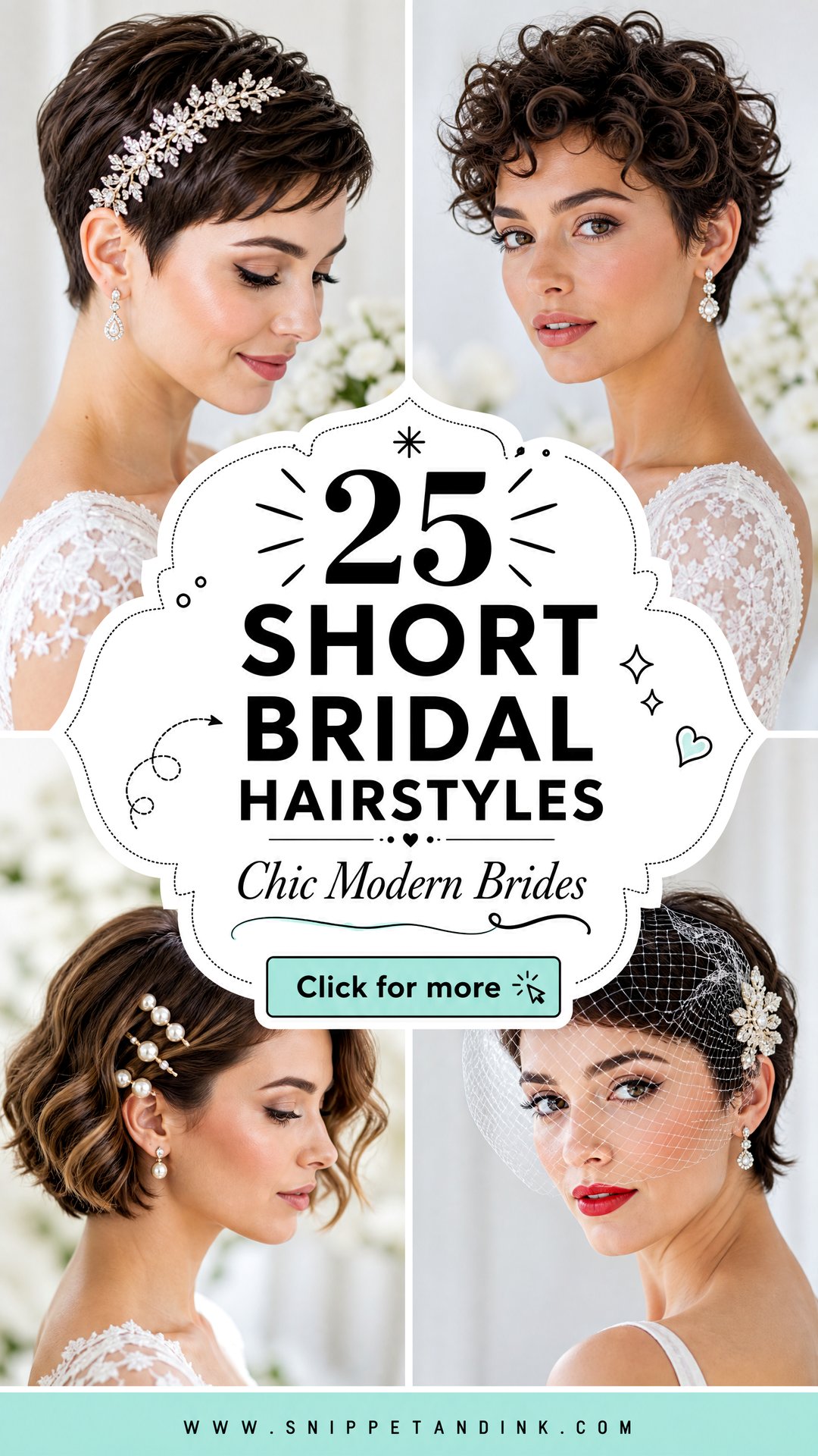 25 Short Bridal Hairstyles For Chic Modern Brides In 2026 - 25 Short Bridal Hairstyles For Chic Modern Brides In 2026