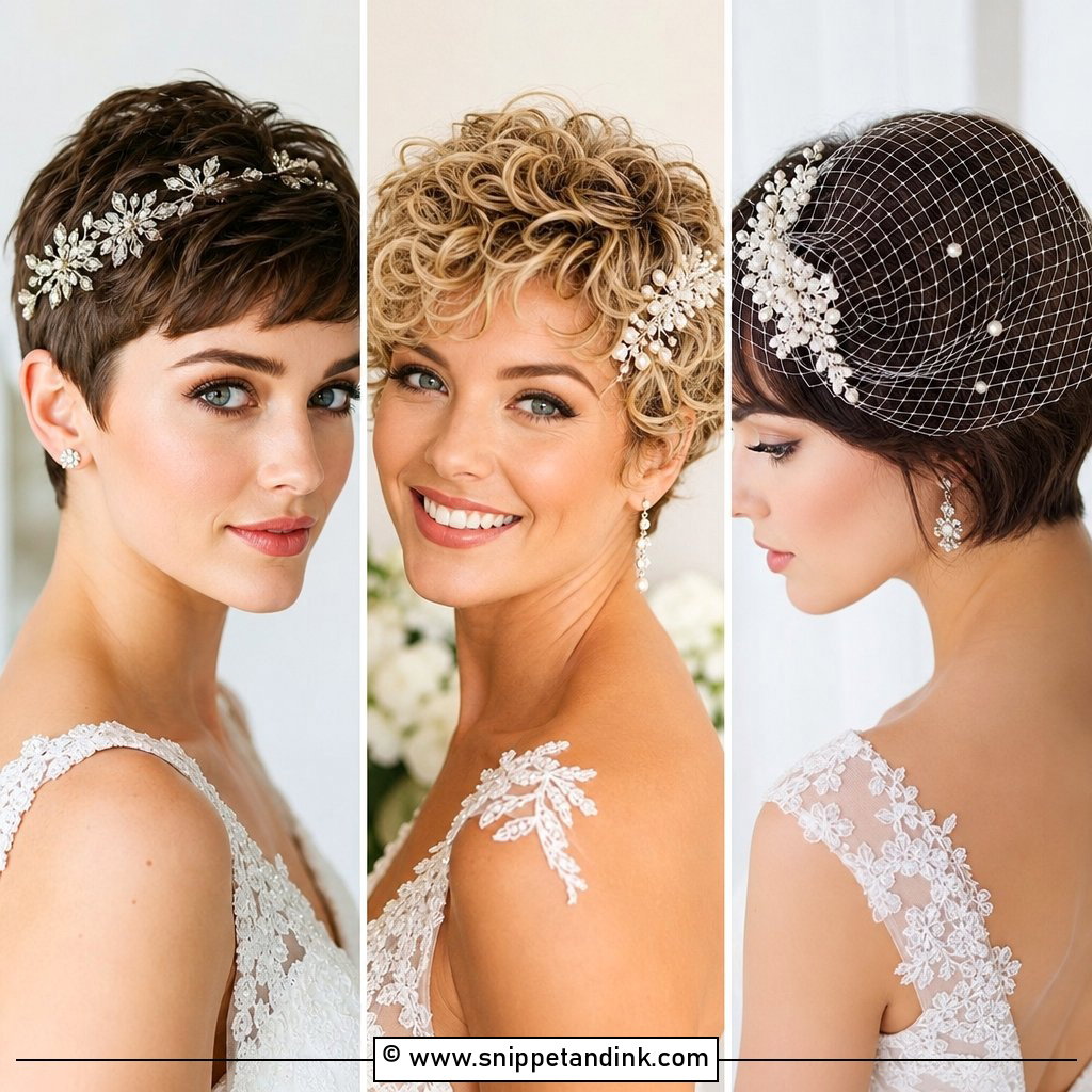 25 Short Bridal Hairstyles For Chic Modern Brides In 2026