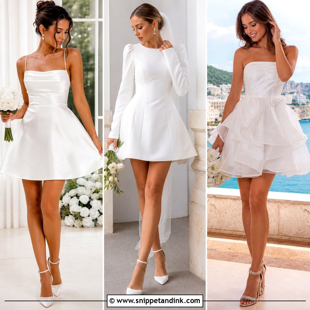 25 Short Elegant Wedding Dress Ideas