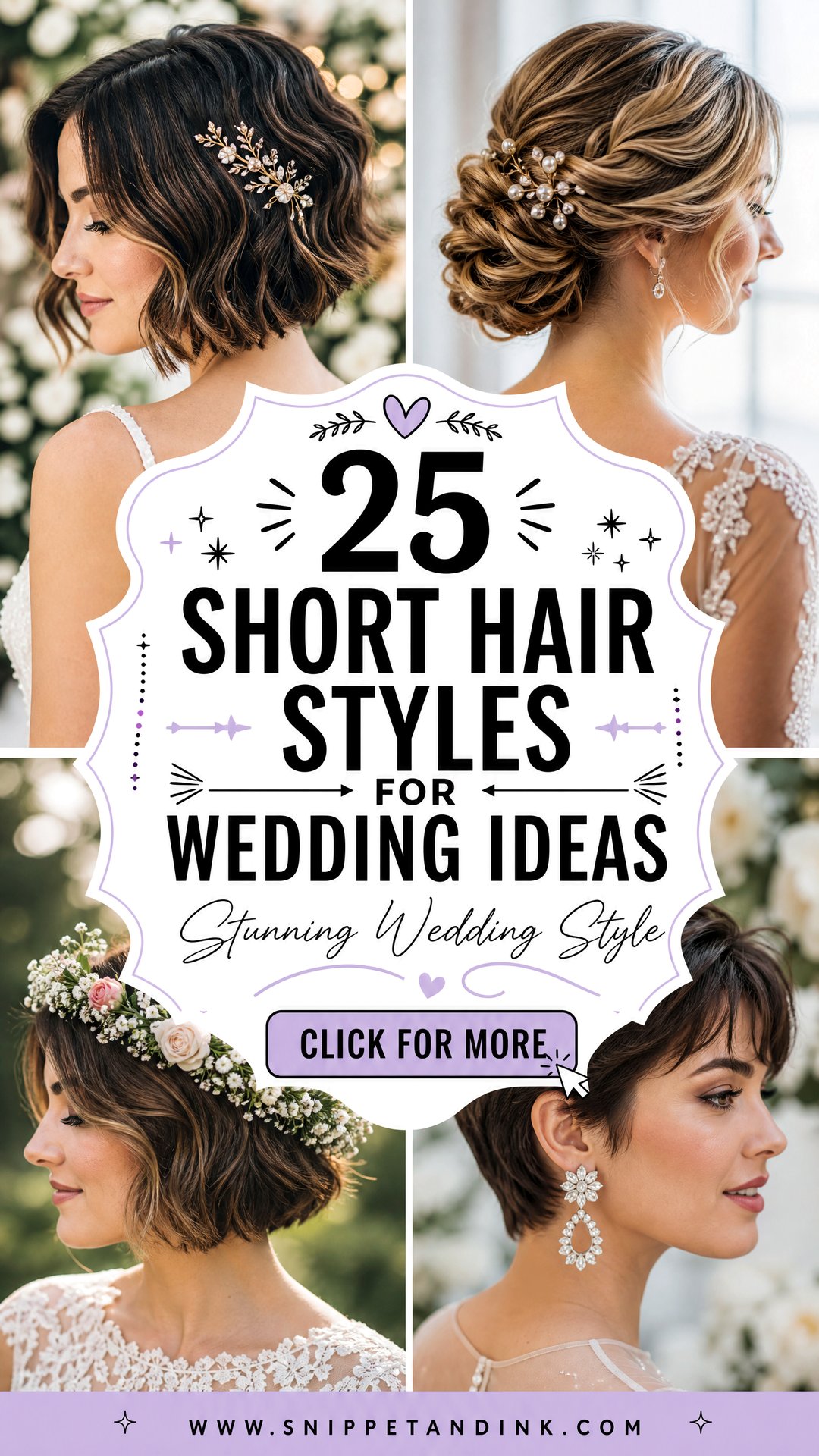 25 Short Hair Styles for Wedding That Look Stunning - 25 Short Hair Styles for Wedding That Look Stunning