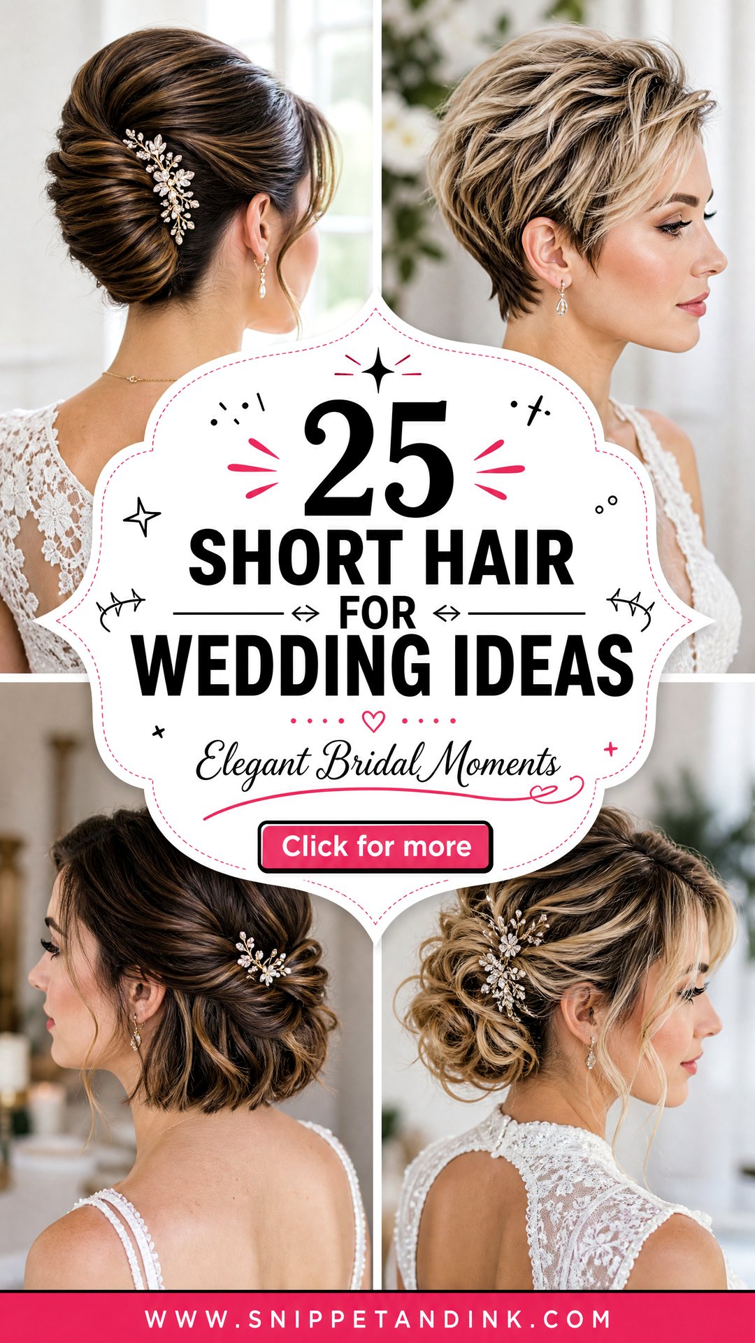 25 Short Hair for Wedding Ideas for Elegant Moments - 25 Short Hair for Wedding Ideas for Elegant Moments