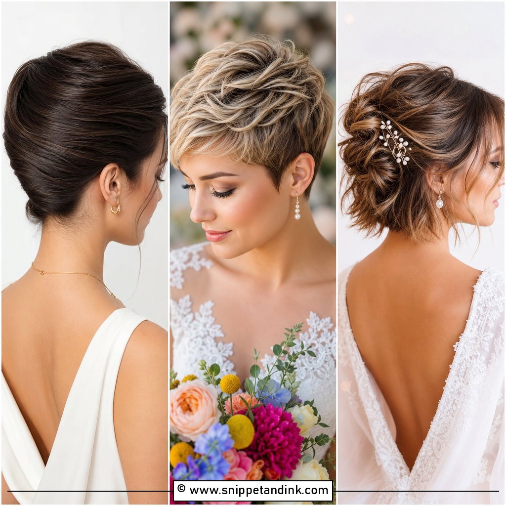 25 Short Hair for Wedding Ideas for Elegant Moments