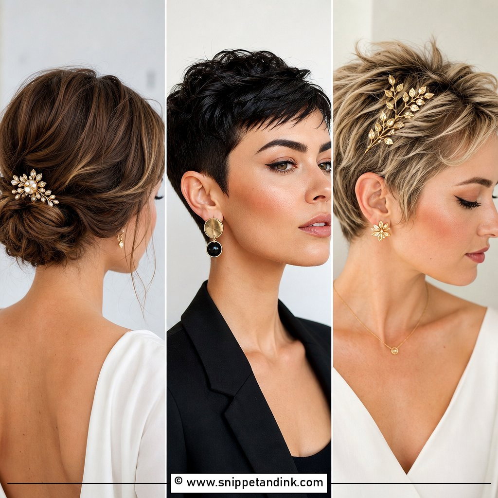 25 Short Hairstyle Women for Wedding Ideas Chic Looks