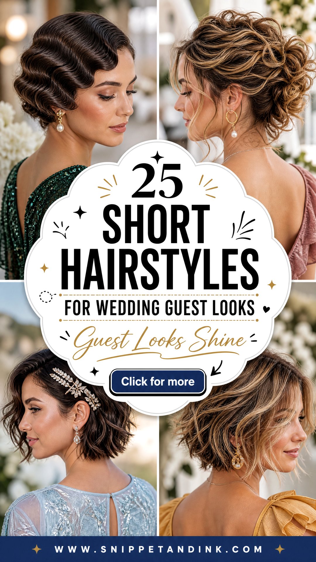 25 Short Hairstyles for Wedding Guest Looks That Shine - 25 Short Hairstyles for Wedding Guest Looks That Shine