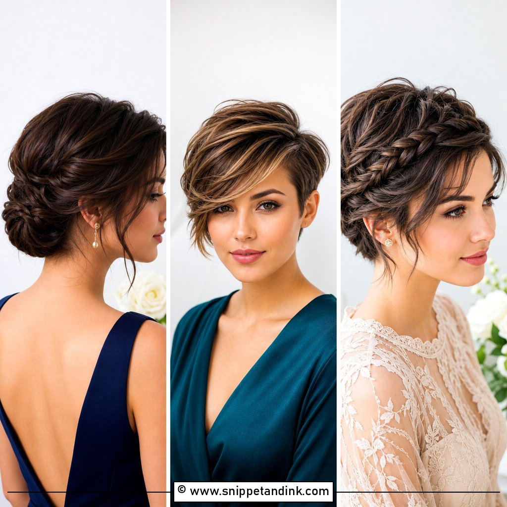 25 Short Hairstyles for Wedding That Feel Elegant