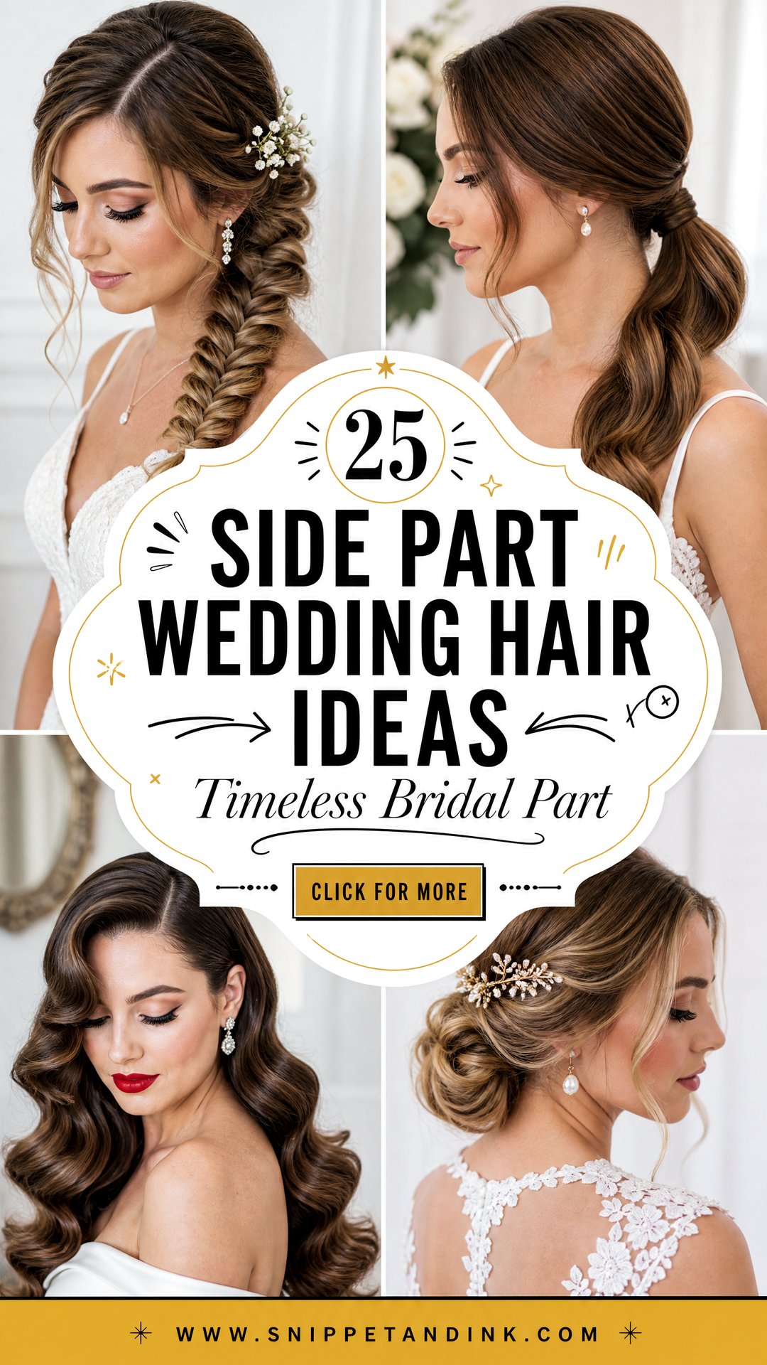 25 Side Part Wedding Hair Ideas Timeless Bridal Looks - 25 Side Part Wedding Hair Ideas: Timeless Bridal Looks