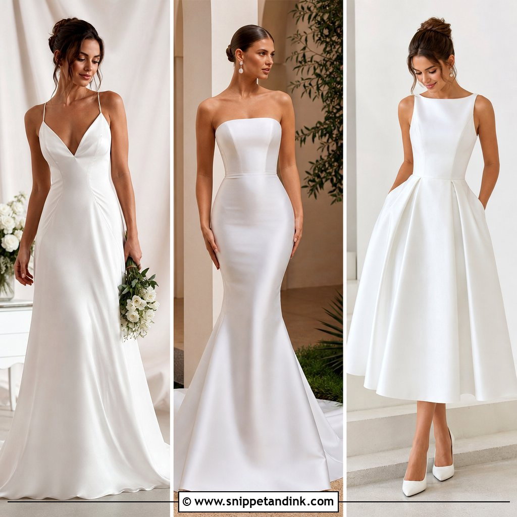 25 Silk Wedding Dresses