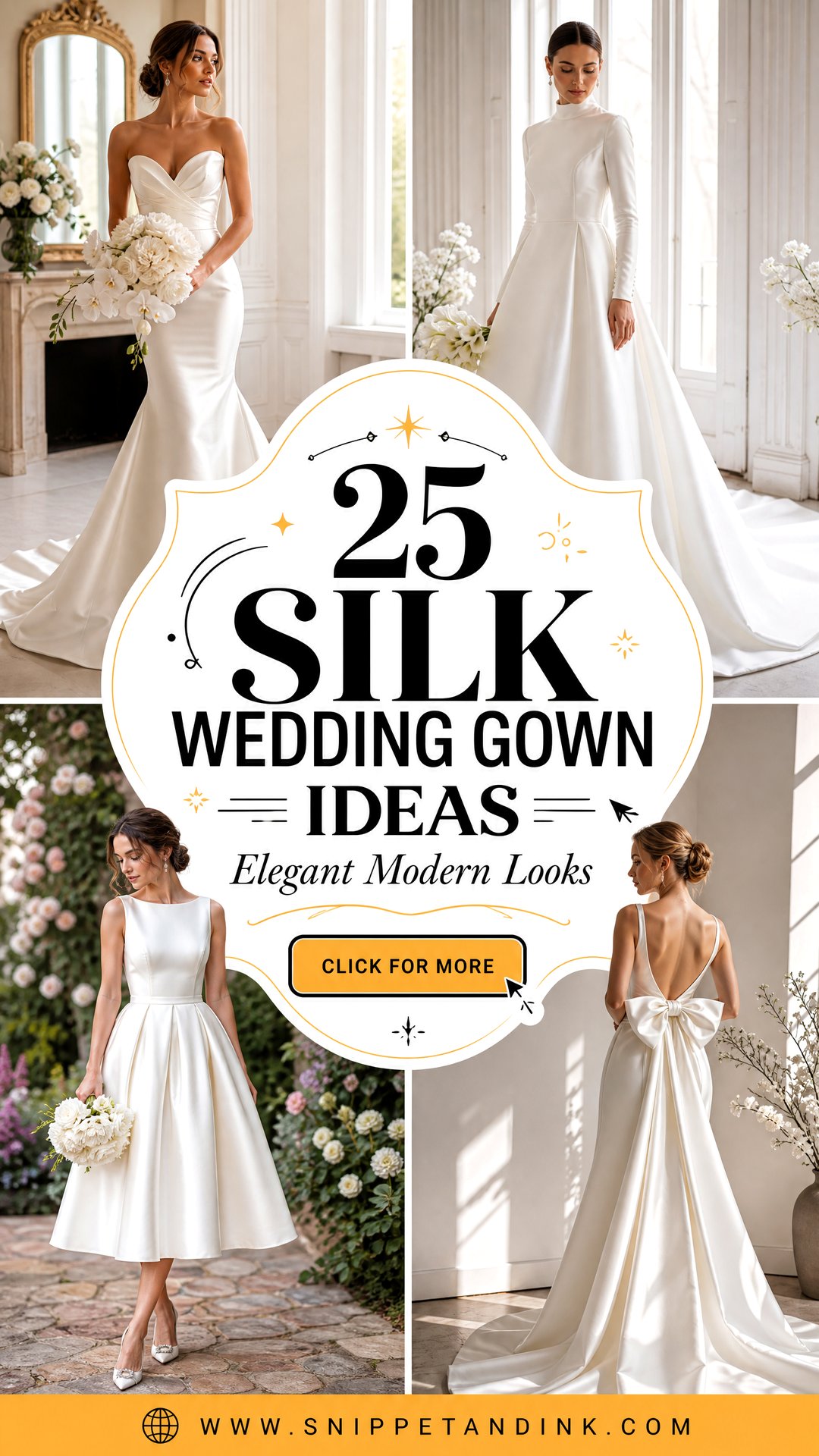 25 Silk Wedding Gown Ideas Elegant Looks for Modern Brides - 25 Silk Wedding Gown Ideas: Elegant Looks for Modern Brides