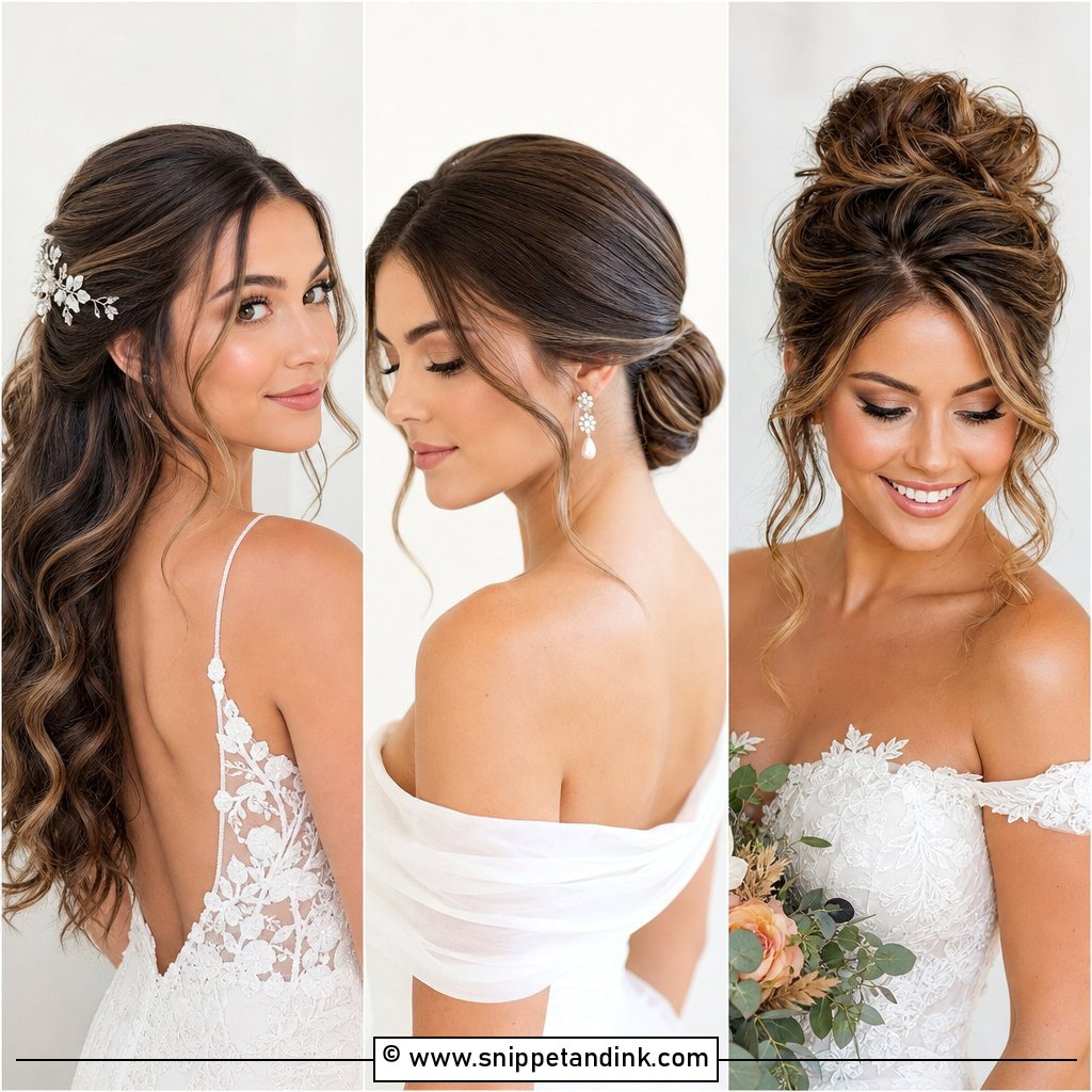 25 Simple Bridal Hairstyle Ideas Elegant Looks for Brides