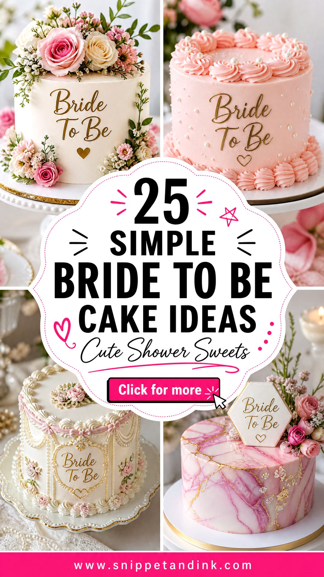 25 Simple Bride to Be Cake Ideas Cute Shower Inspiration - 25 Simple Bride to Be Cake Ideas: Cute Shower Inspiration