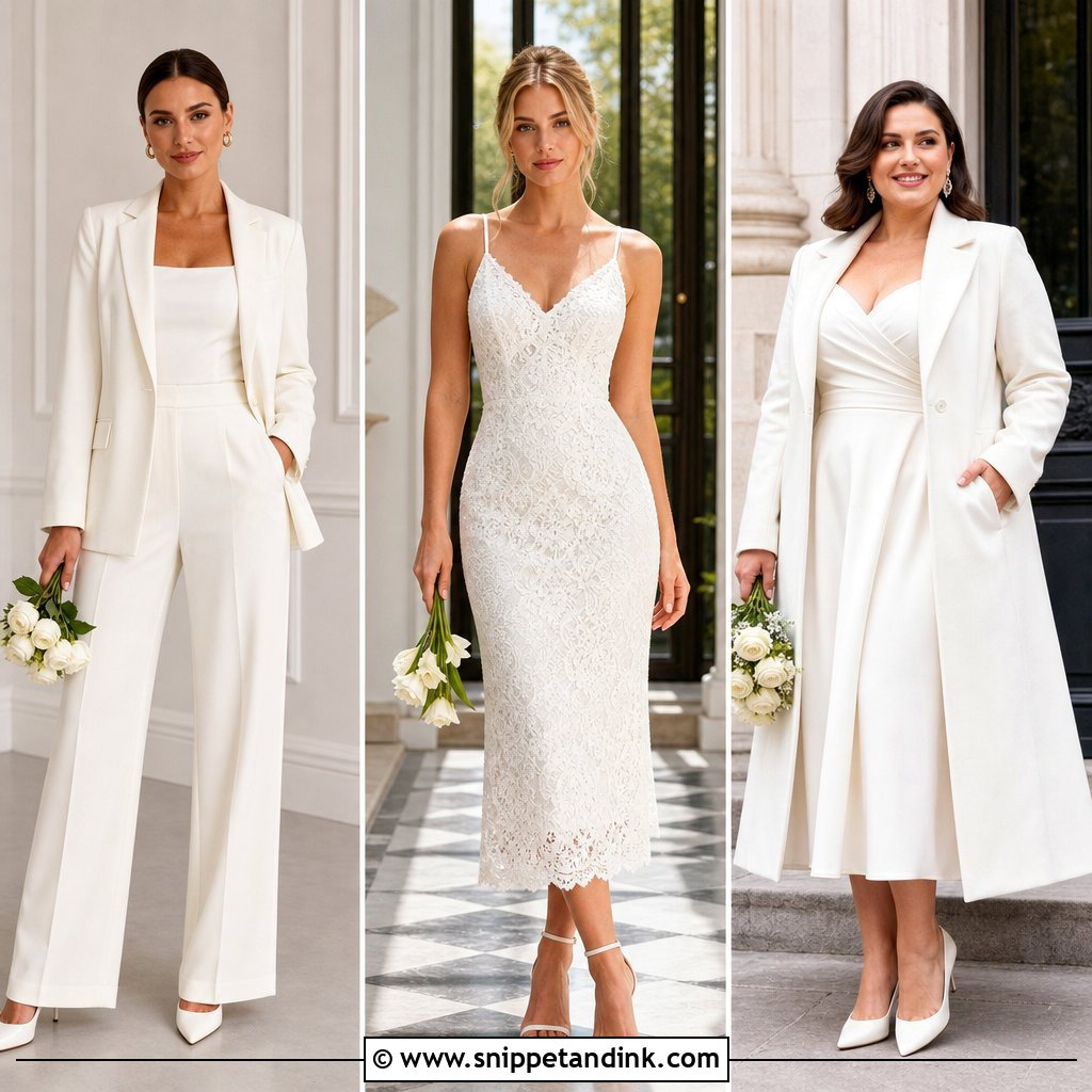25 Simple Civil Wedding Dress Ideas Chic Looks for City Brides