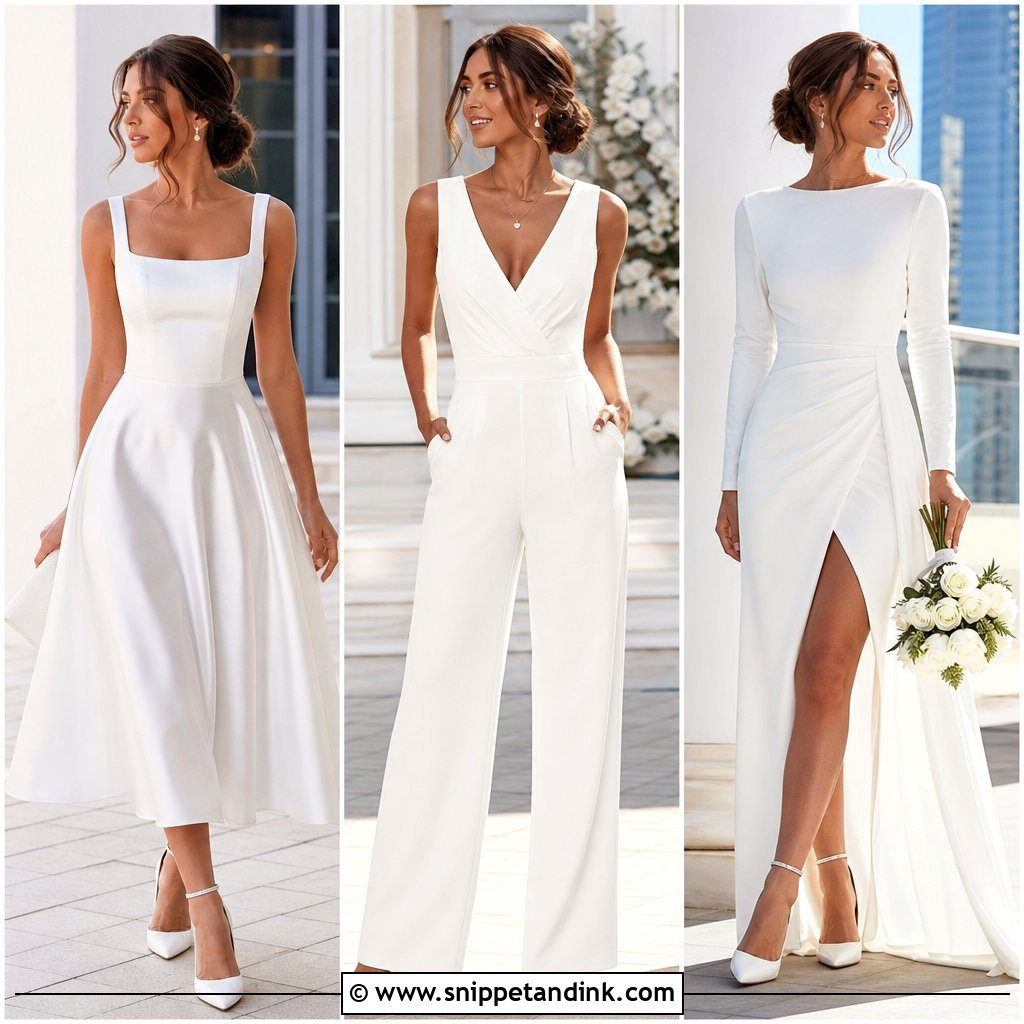 25 Simple Court Wedding Dress Ideas Chic Looks for Modern Brides