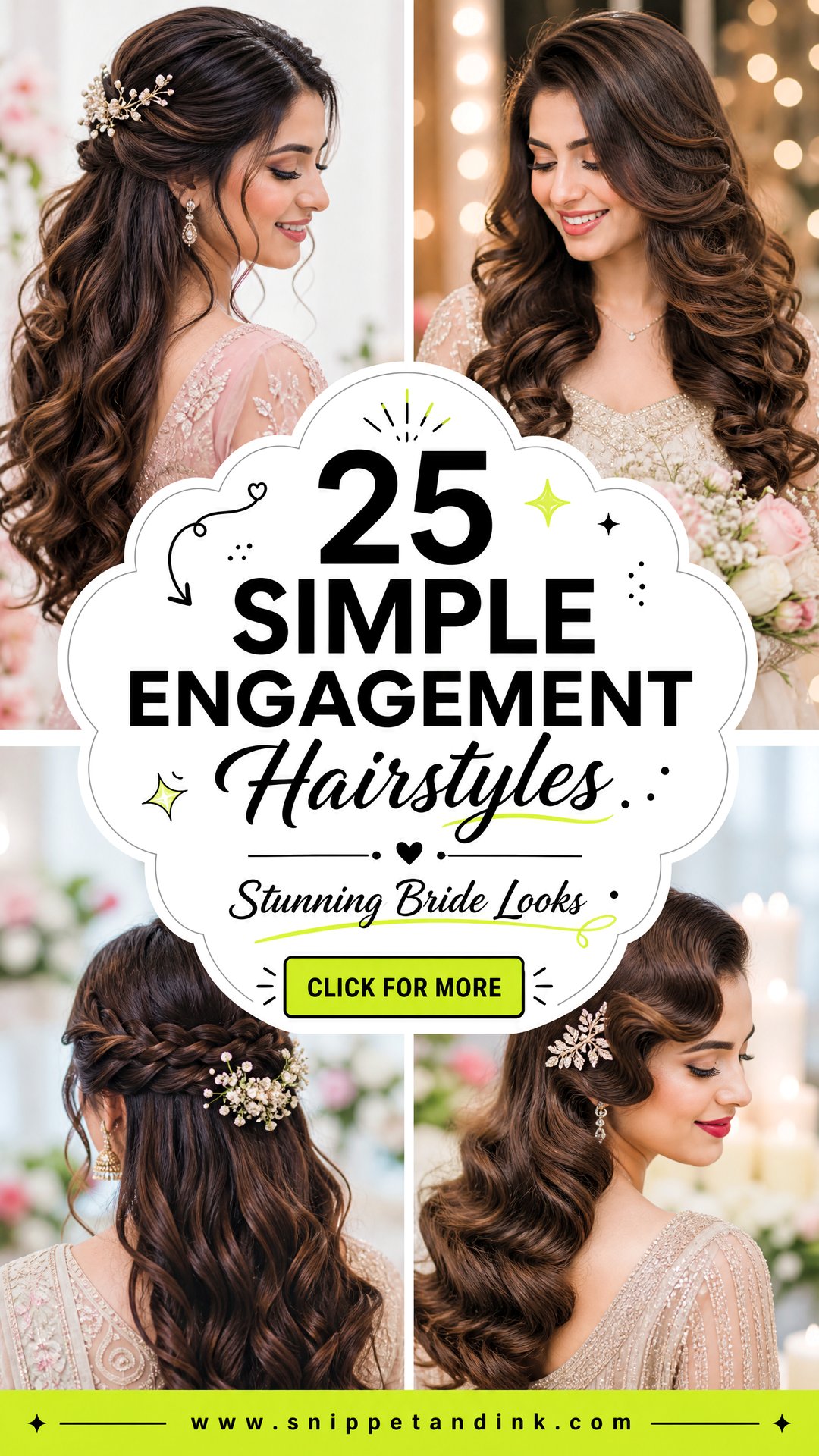 25 Simple Engagement Hairstyles Stunning Looks for Brides - 25 Simple Engagement Hairstyles: Stunning Looks for Brides