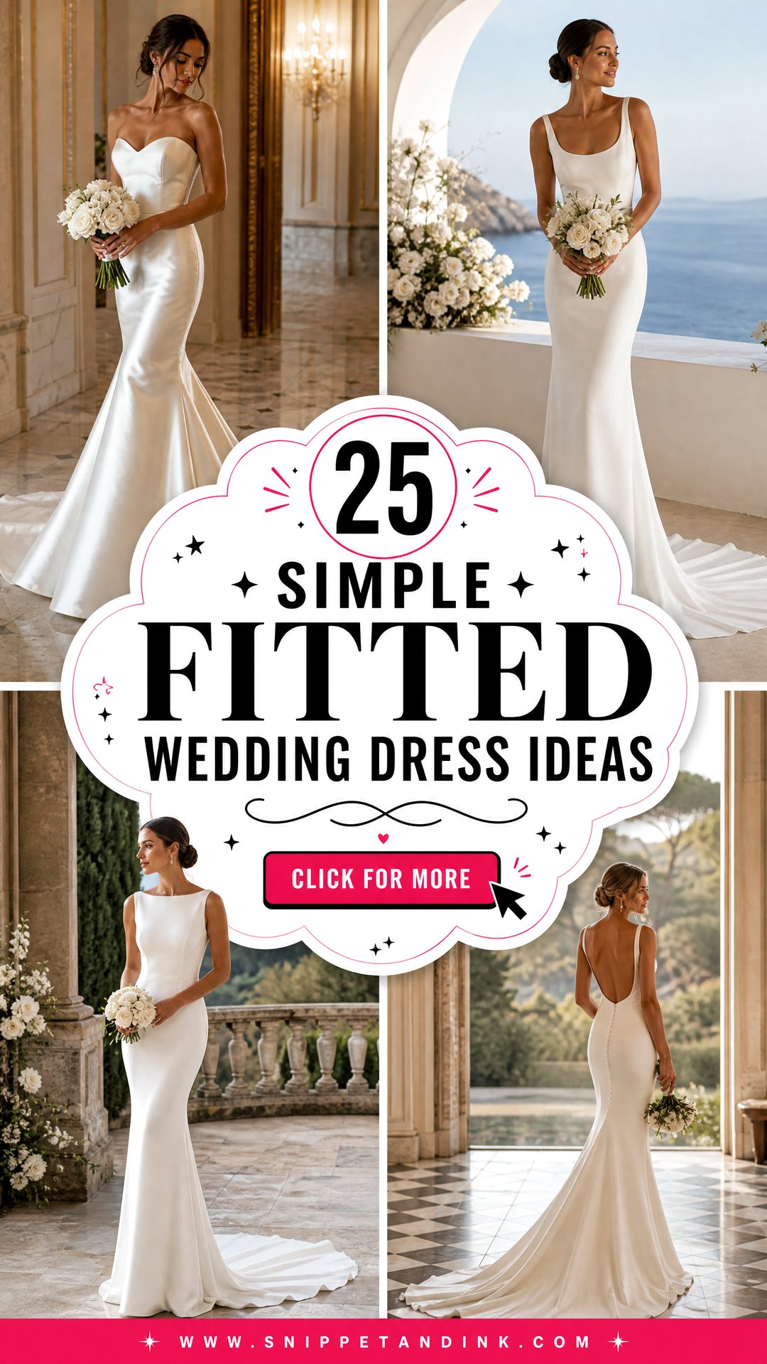 25 Simple Fitted Wedding Dress Ideas Sleek Bridal Looks to Love - 25 Simple Fitted Wedding Dress Ideas: Sleek Bridal Looks to Love
