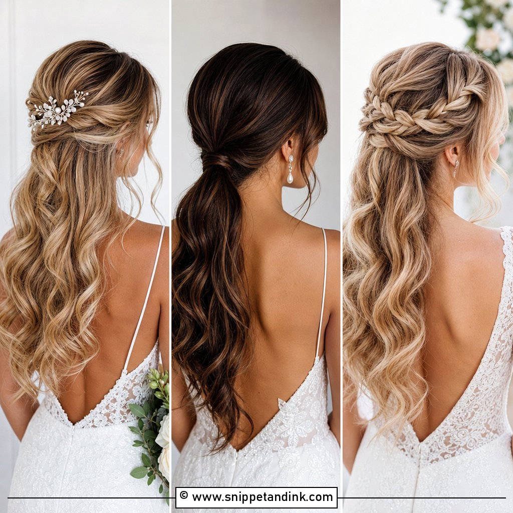 25 Simple Hairstyle for Wedding Ideas That Look Effortless