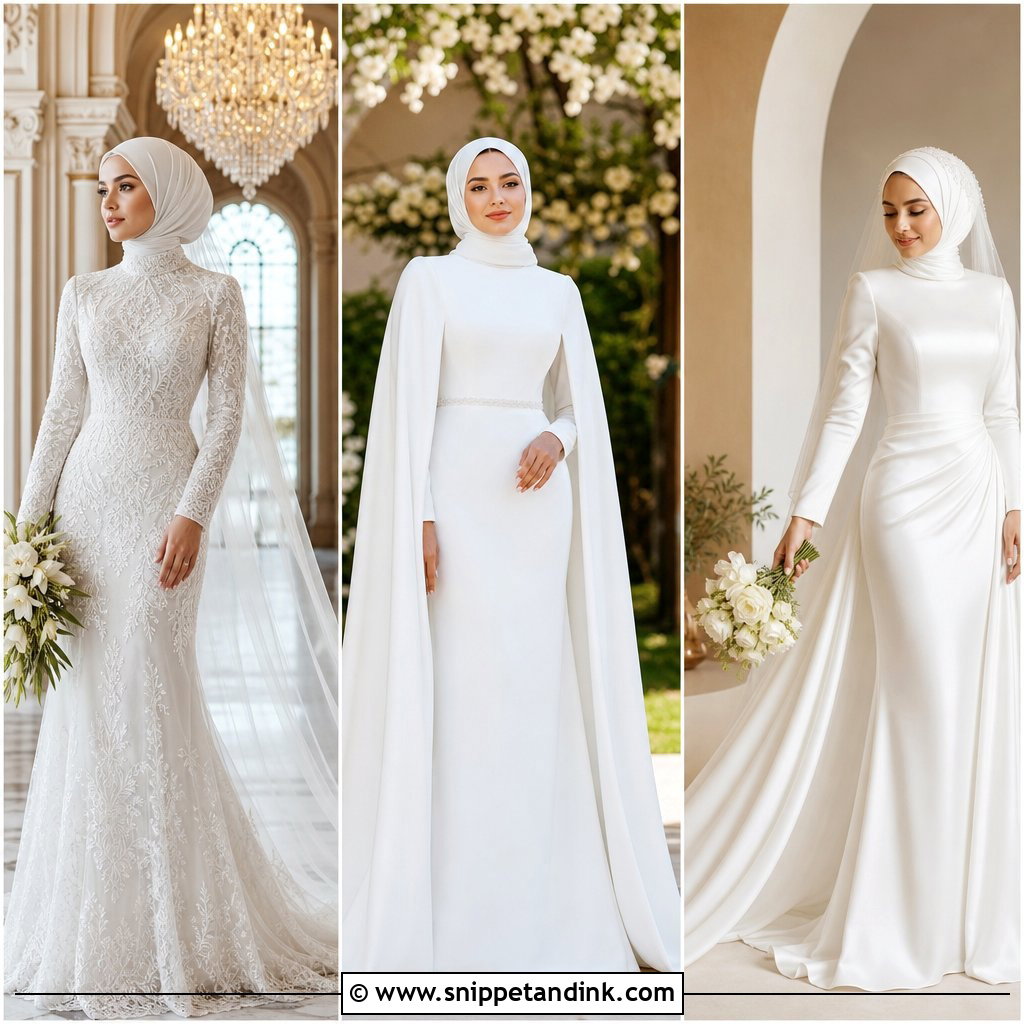 25 Simple Hijab Wedding Dresses: Elegant Modest Looks for Brides