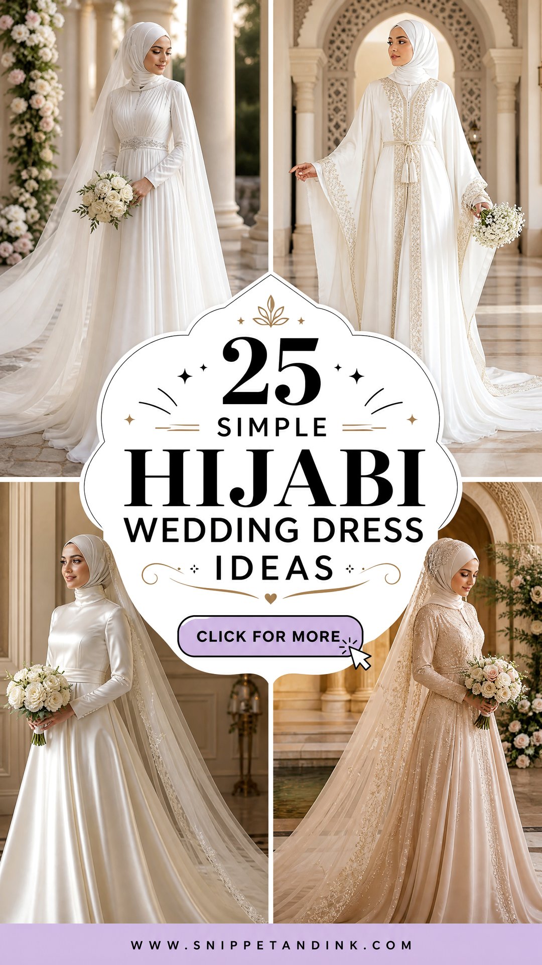 25 Simple Hijabi Wedding Dress Ideas Elegant Modest Bridal Looks - 25 Simple Hijabi Wedding Dress Ideas: Elegant Modest Bridal Looks