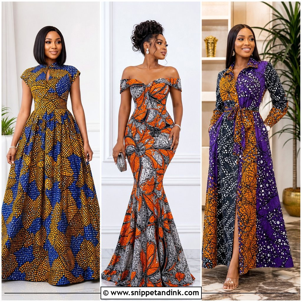 25 Simple Material Gown Style Ideas: Elegant Looks to Inspire