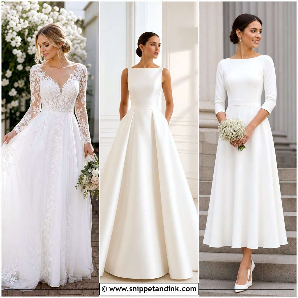 25 Simple Modest Wedding Dresses: Elegant Looks for Modern Brides