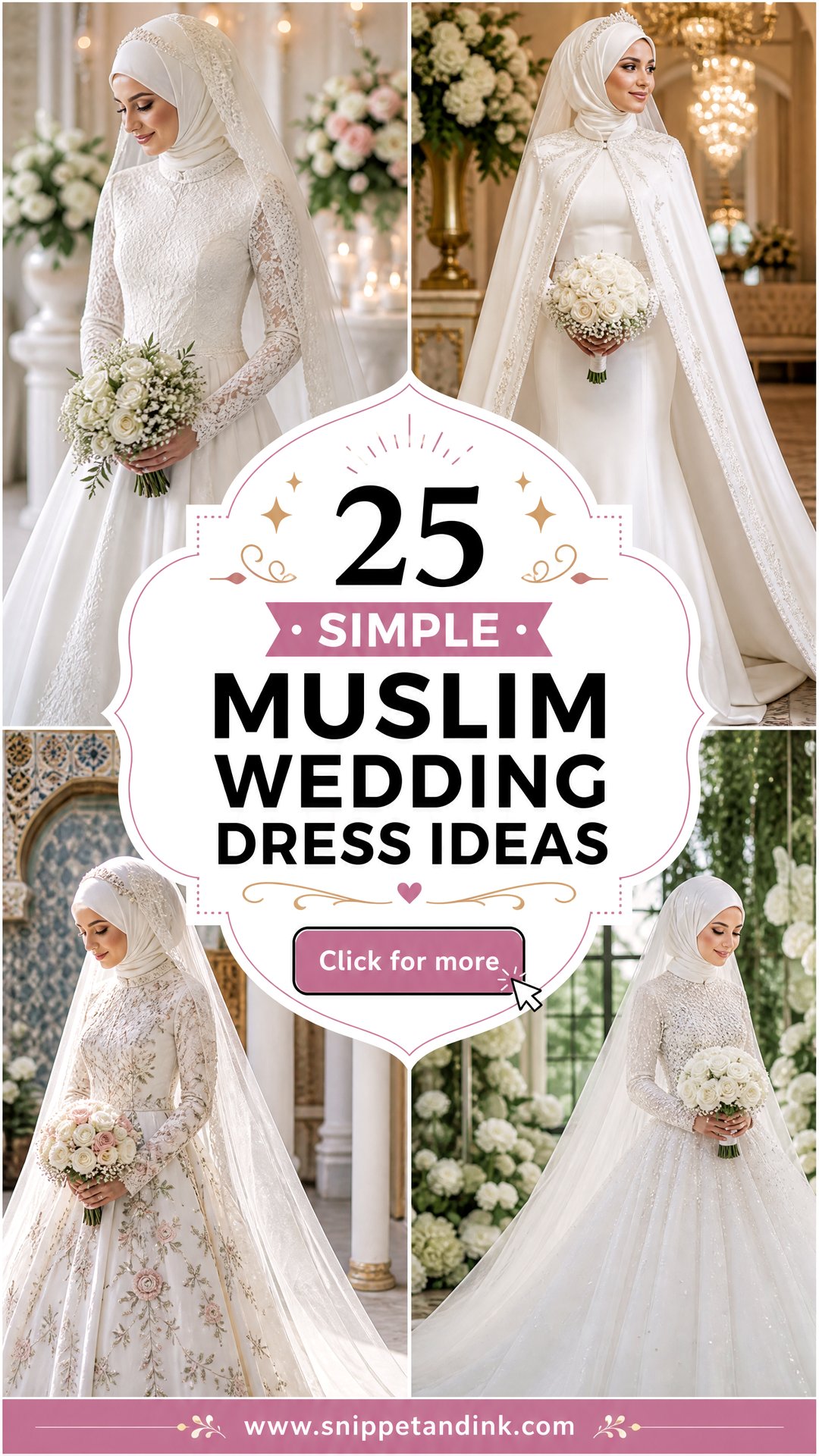 25 Simple Muslim Wedding Dress Ideas Elegant Modest Bridal Looks - 25 Simple Muslim Wedding Dress Ideas: Elegant Modest Bridal Looks