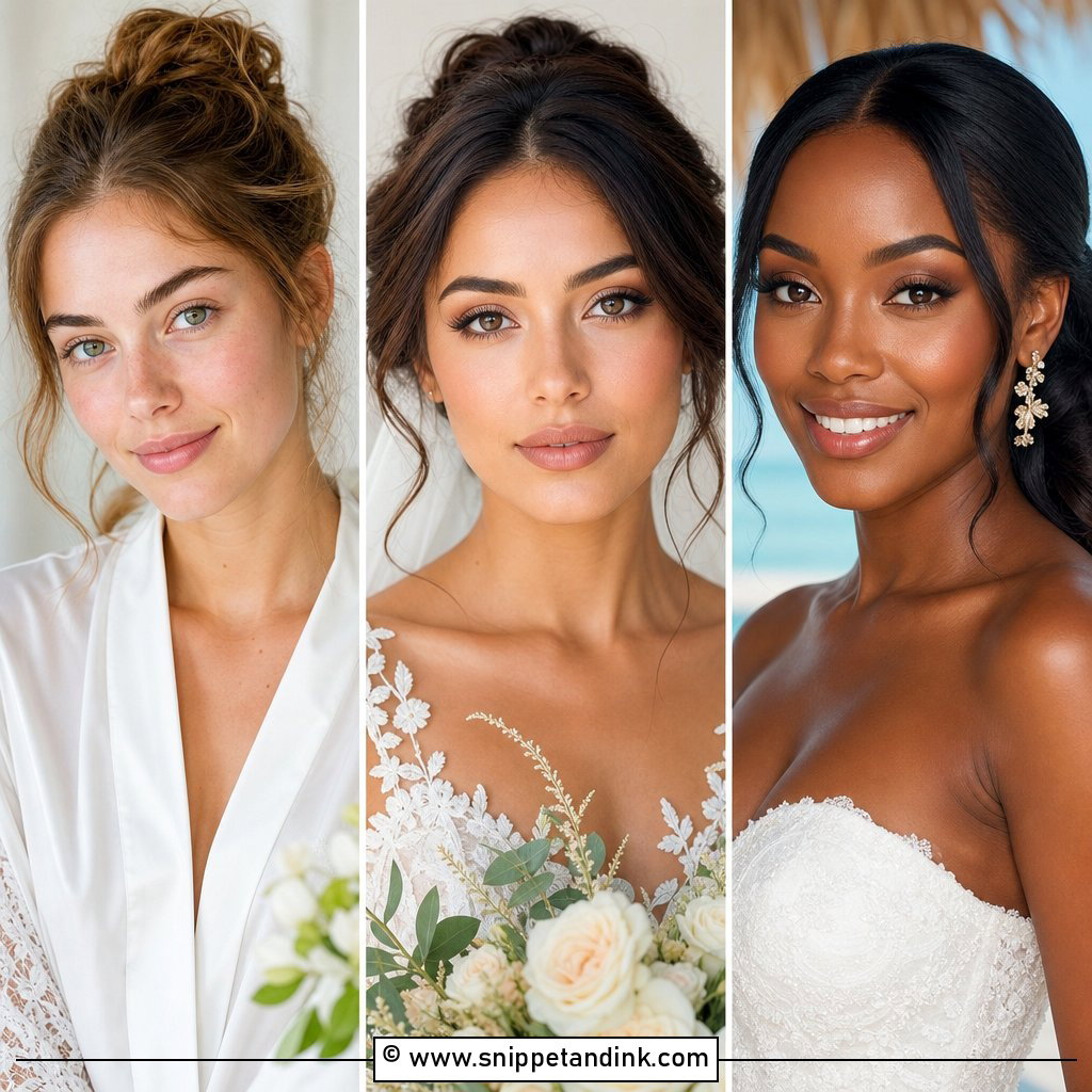 25 Simple Natural Wedding Makeup Looks for Soft Bridal Glam