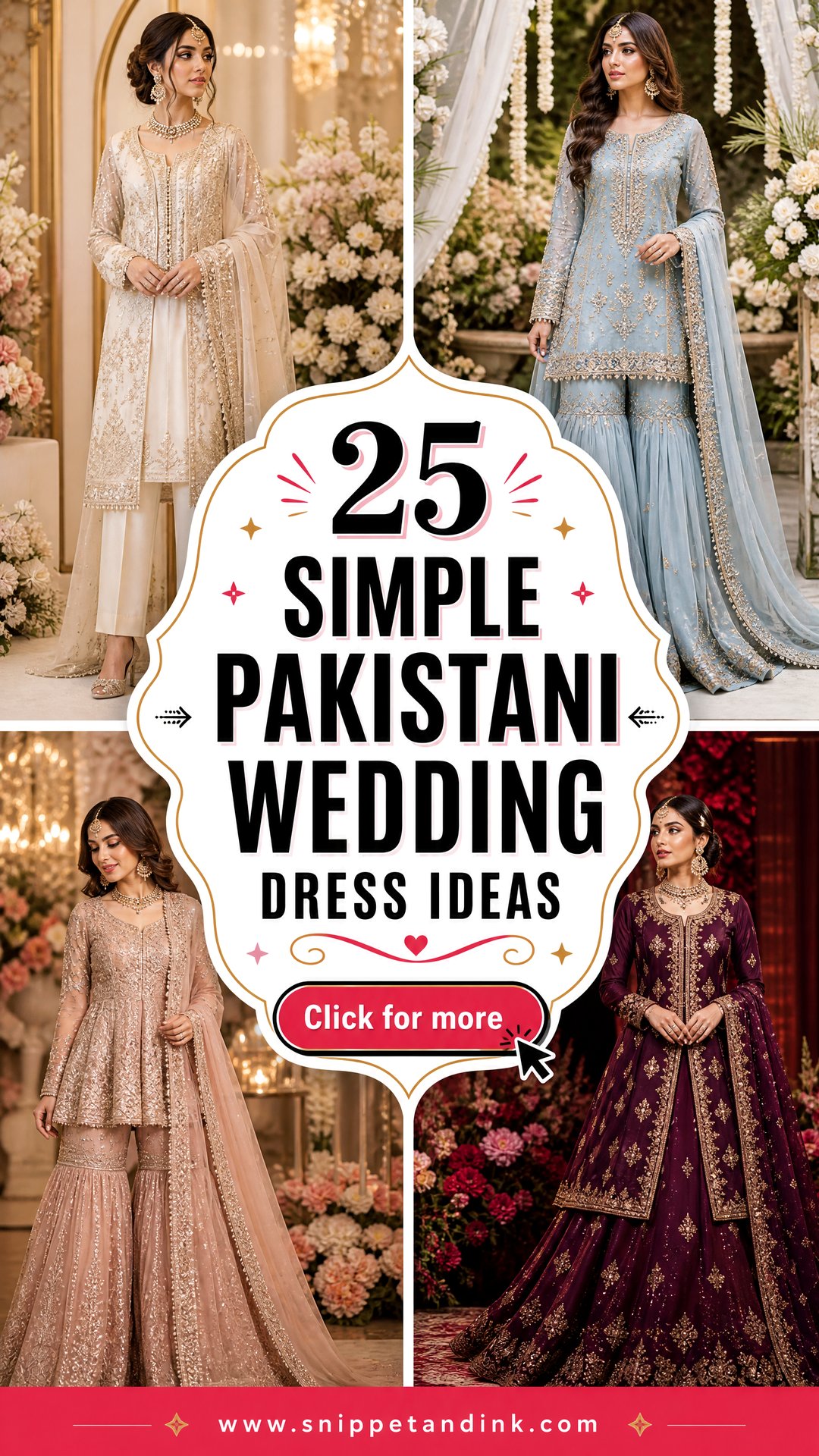 25 Simple Pakistani Wedding Dress Ideas Elegant Looks for Brides - 25 Simple Pakistani Wedding Dress Ideas: Elegant Looks for Brides