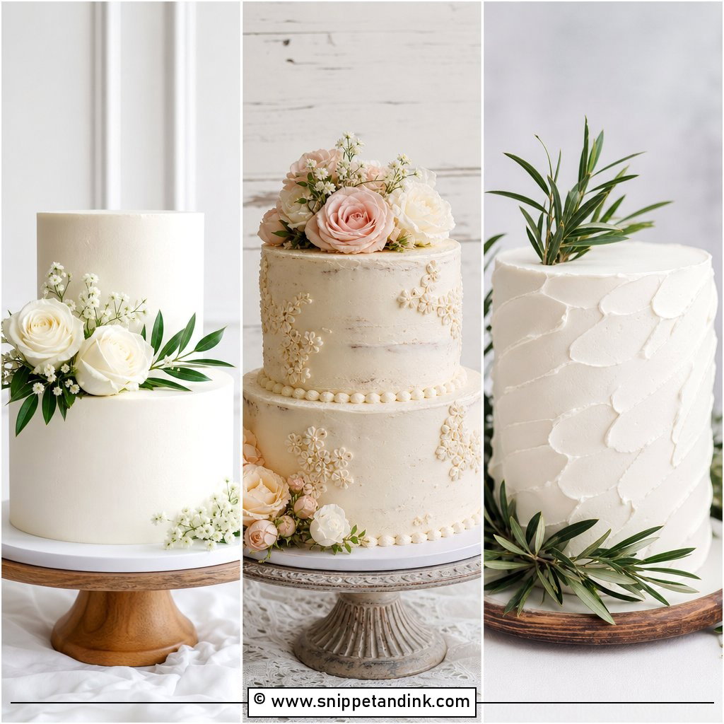 25 Simple Wedding Cakes for Elegant Minimalist Celebrations