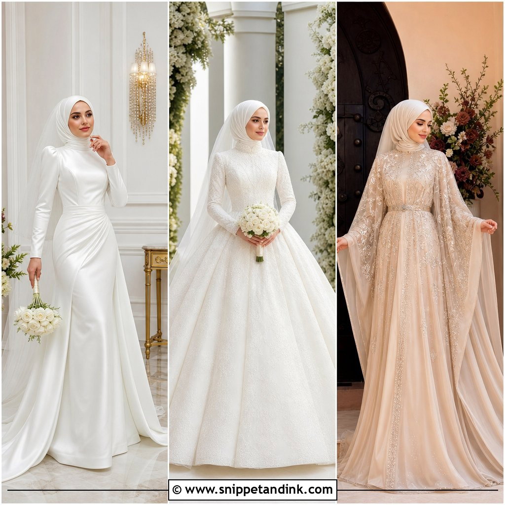 25 Simple Wedding Dress Hijab Ideas: Modest Bridal Looks to Love