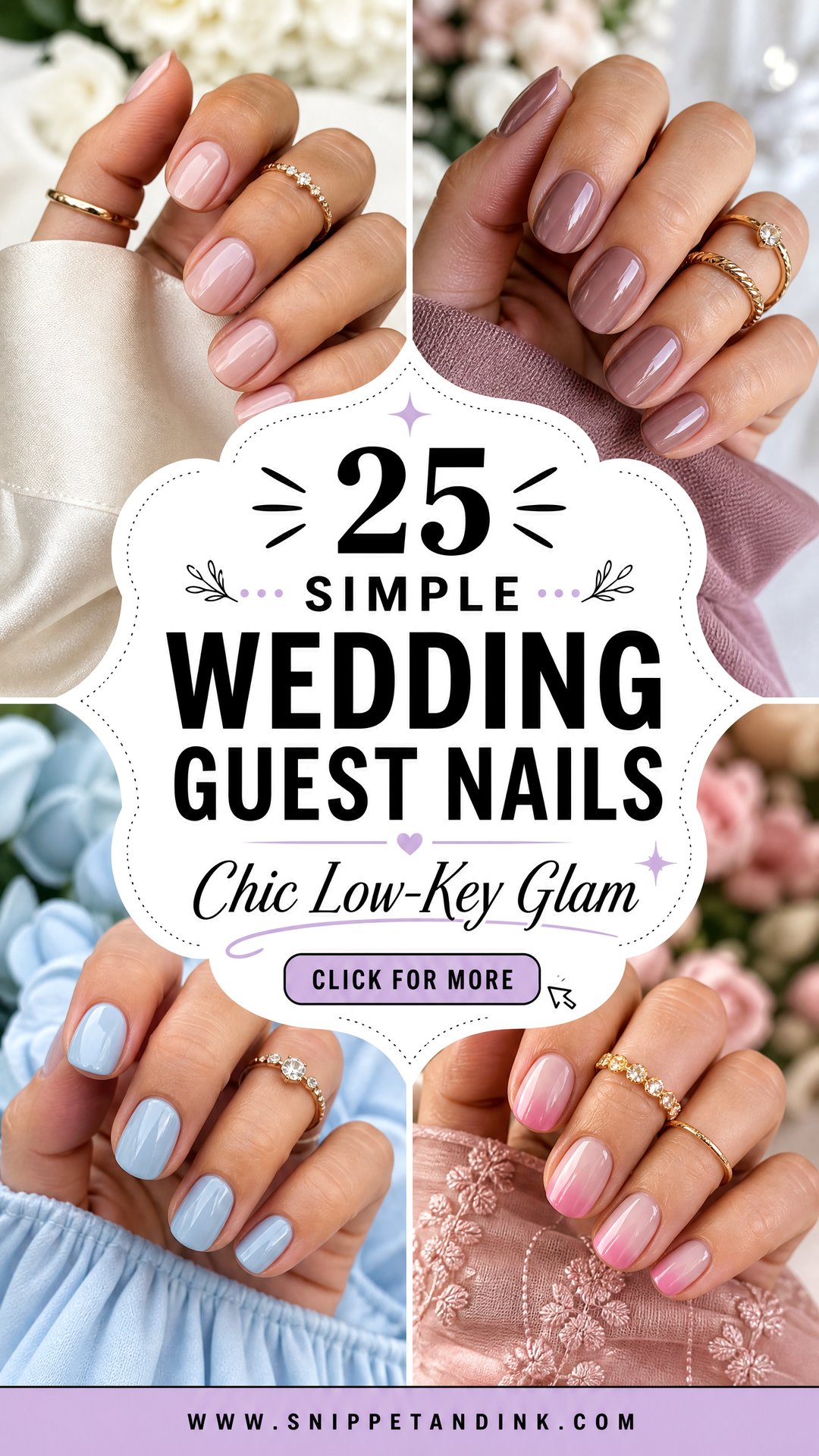25 Simple Wedding Guest Nails for Chic Low-Key Wedding Glam - 25 Simple Wedding Guest Nails for Chic, Low-Key Wedding Glam