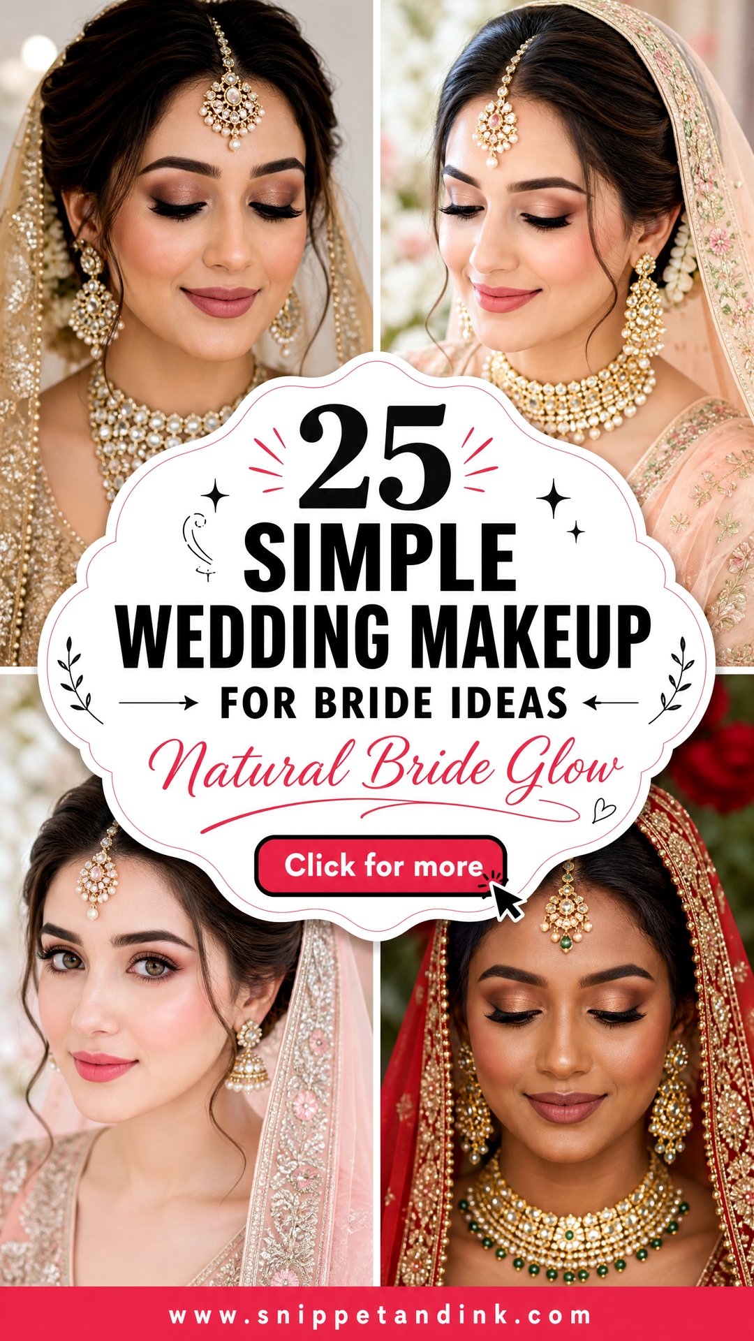 25 Simple Wedding Makeup for Bride Ideas for Glow - 25 Simple Wedding Makeup for Bride Ideas for Glow