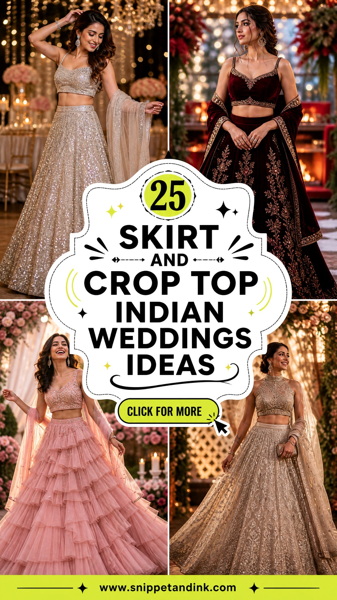 25 Skirt and Crop Top Indian Weddings Ideas Chic Guest Looks - 25 Skirt and Crop Top Indian Weddings Ideas: Chic Guest Looks