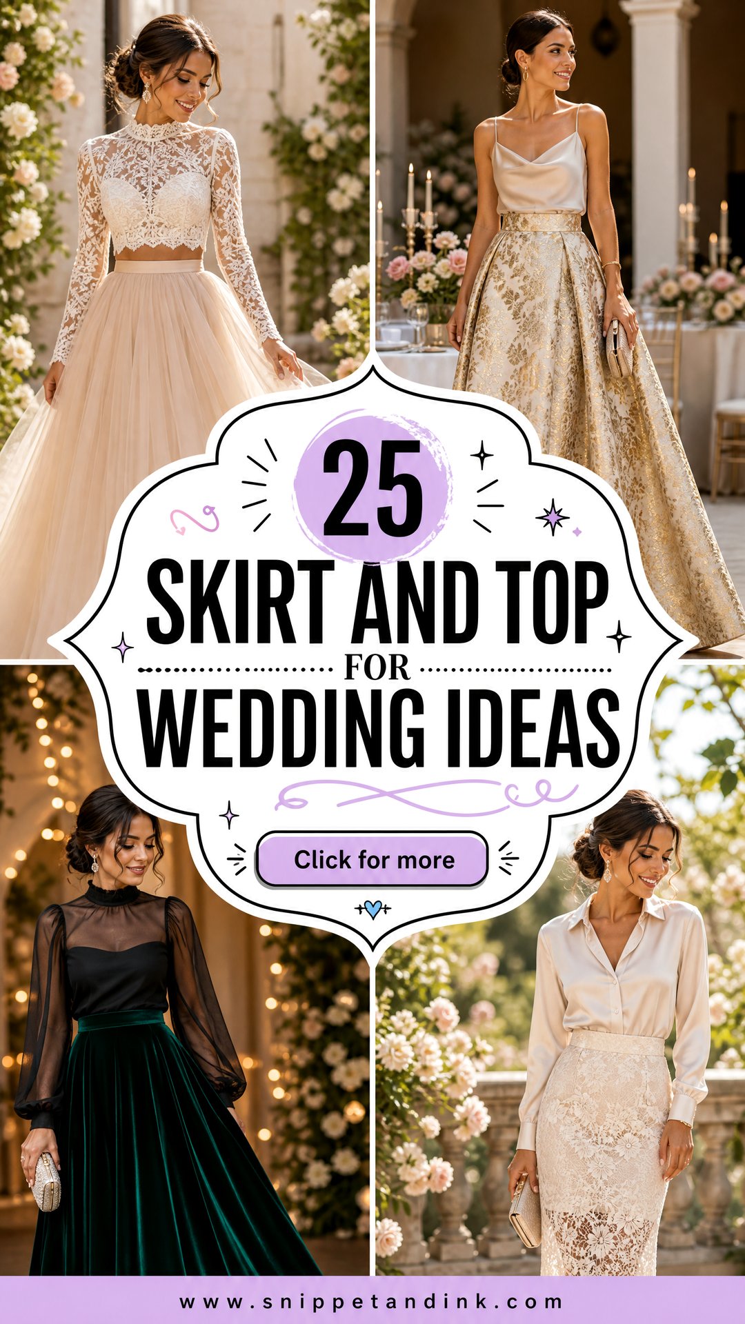 25 Skirt and Top for Wedding Ideas Elegant Looks for Every Guest - 25 Skirt and Top for Wedding Ideas: Elegant Looks for Every Guest