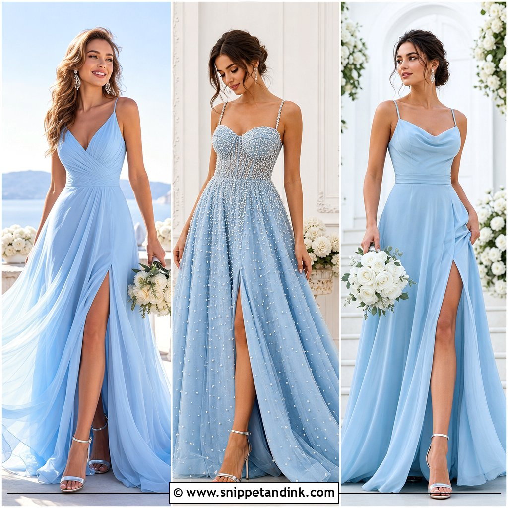25 Sky Blue Wedding Dress Ideas Dreamy Styles for Modern Brides