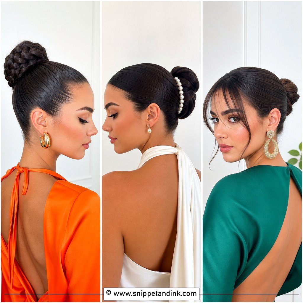 25 Sleek Bun Wedding Hair Ideas for Polished Brides and Guests