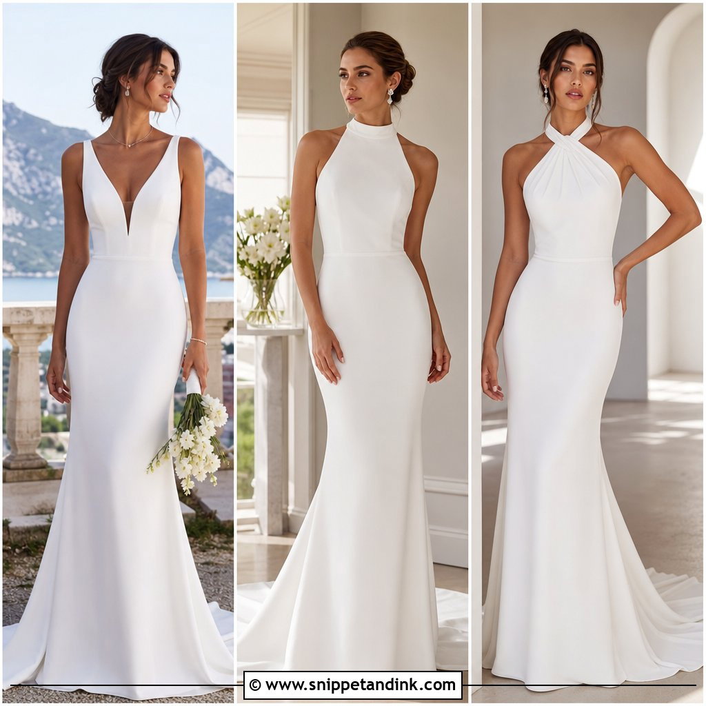 25 Slim Wedding Dress Ideas