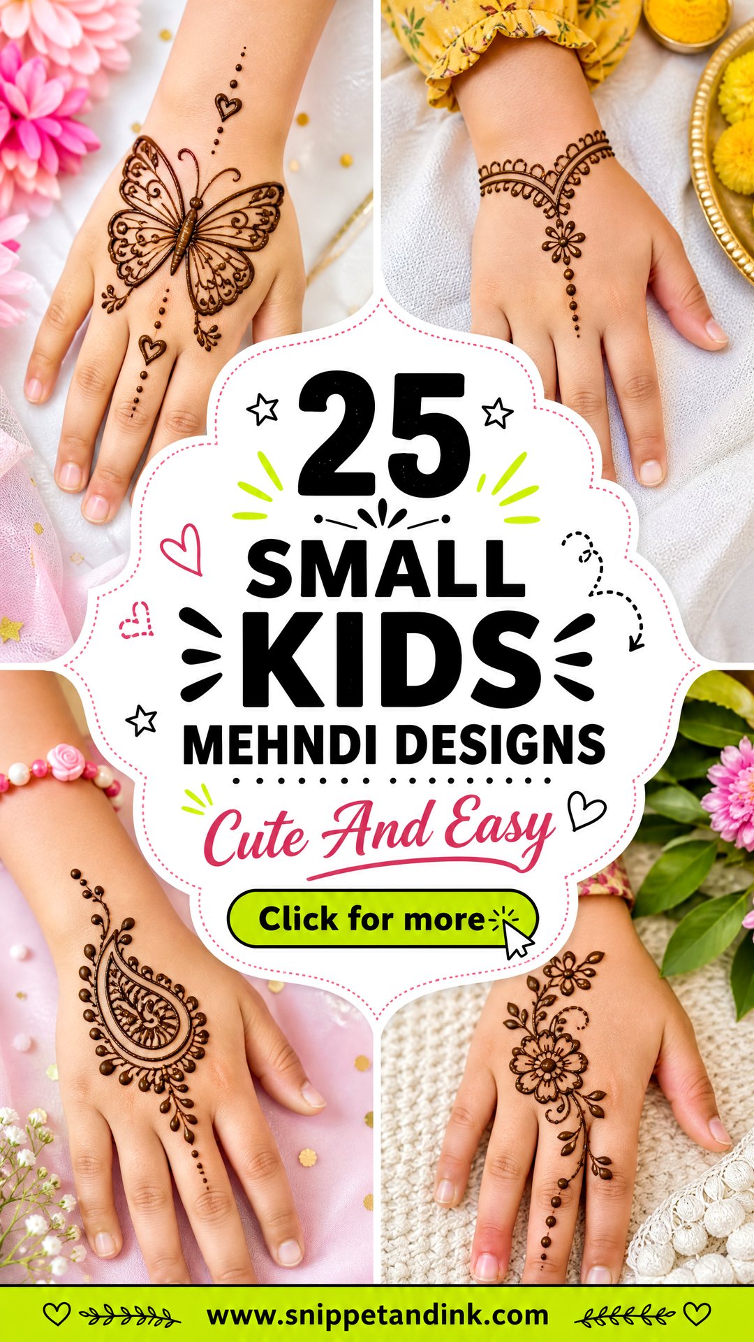 25 Small Kids Mehndi Designs That Are Cute And Easy - 25 Small Kids Mehndi Designs That Are Cute And Easy