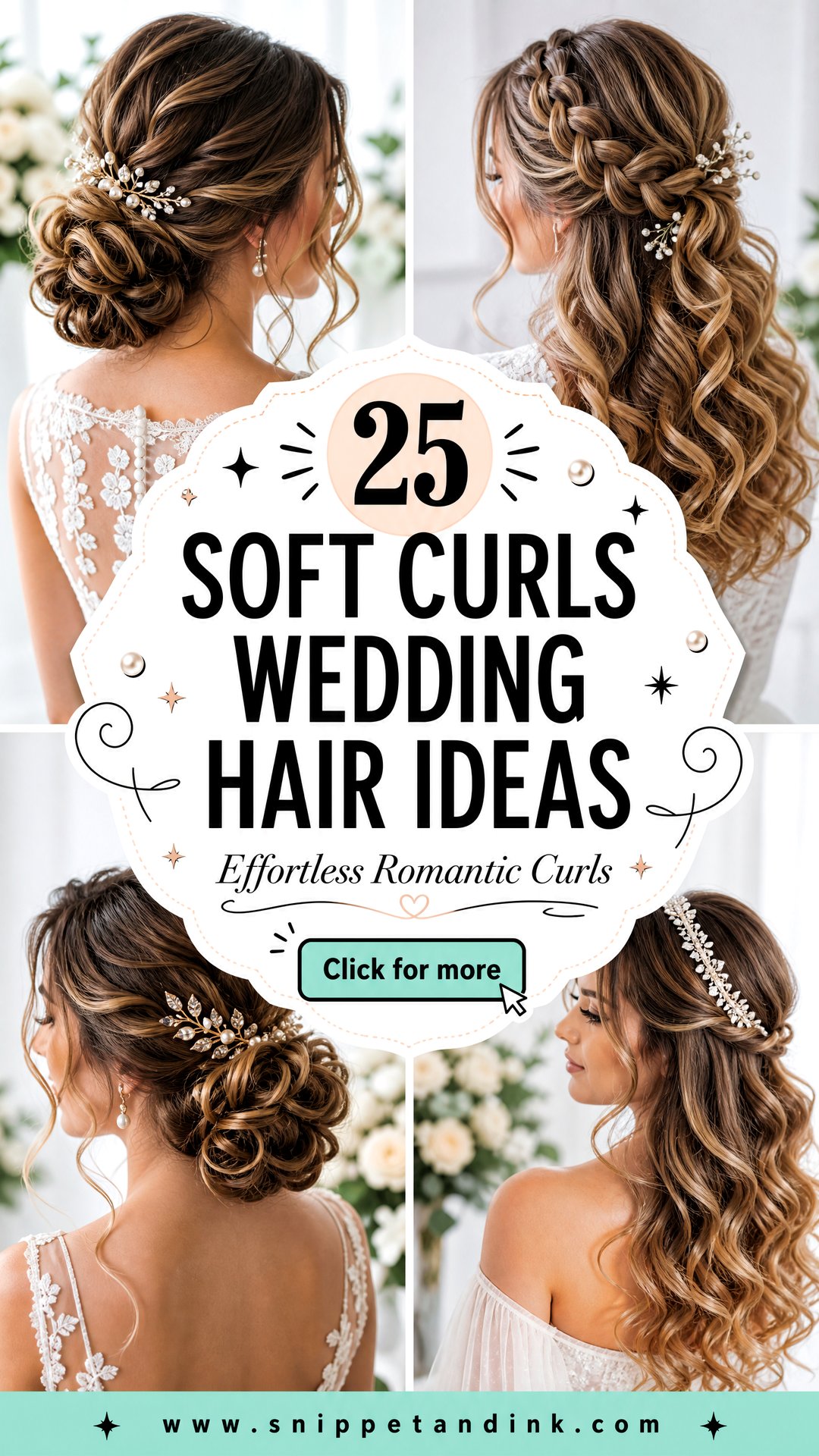25 Soft Curls Wedding Hair Ideas for Effortless Romance - 25 Soft Curls Wedding Hair Ideas for Effortless Romance