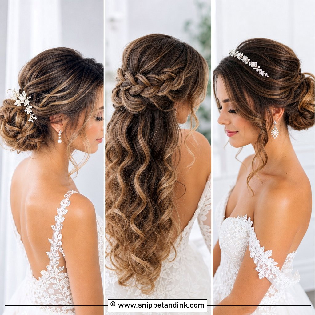 25 Soft Curls Wedding Hair Ideas for Effortless Romance
