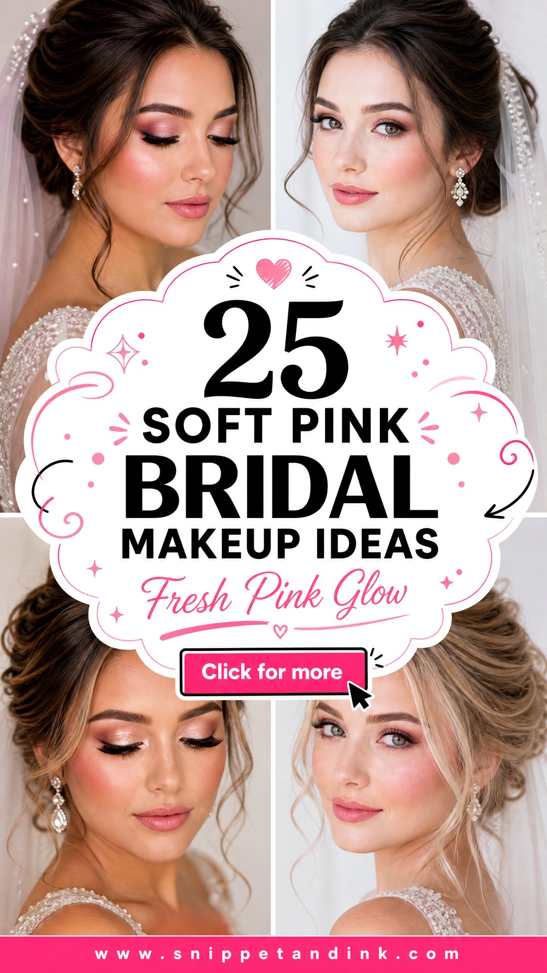 25 Soft Pink Bridal Makeup Ideas for a Fresh Glow - 25 Soft Pink Bridal Makeup Ideas for a Fresh Glow