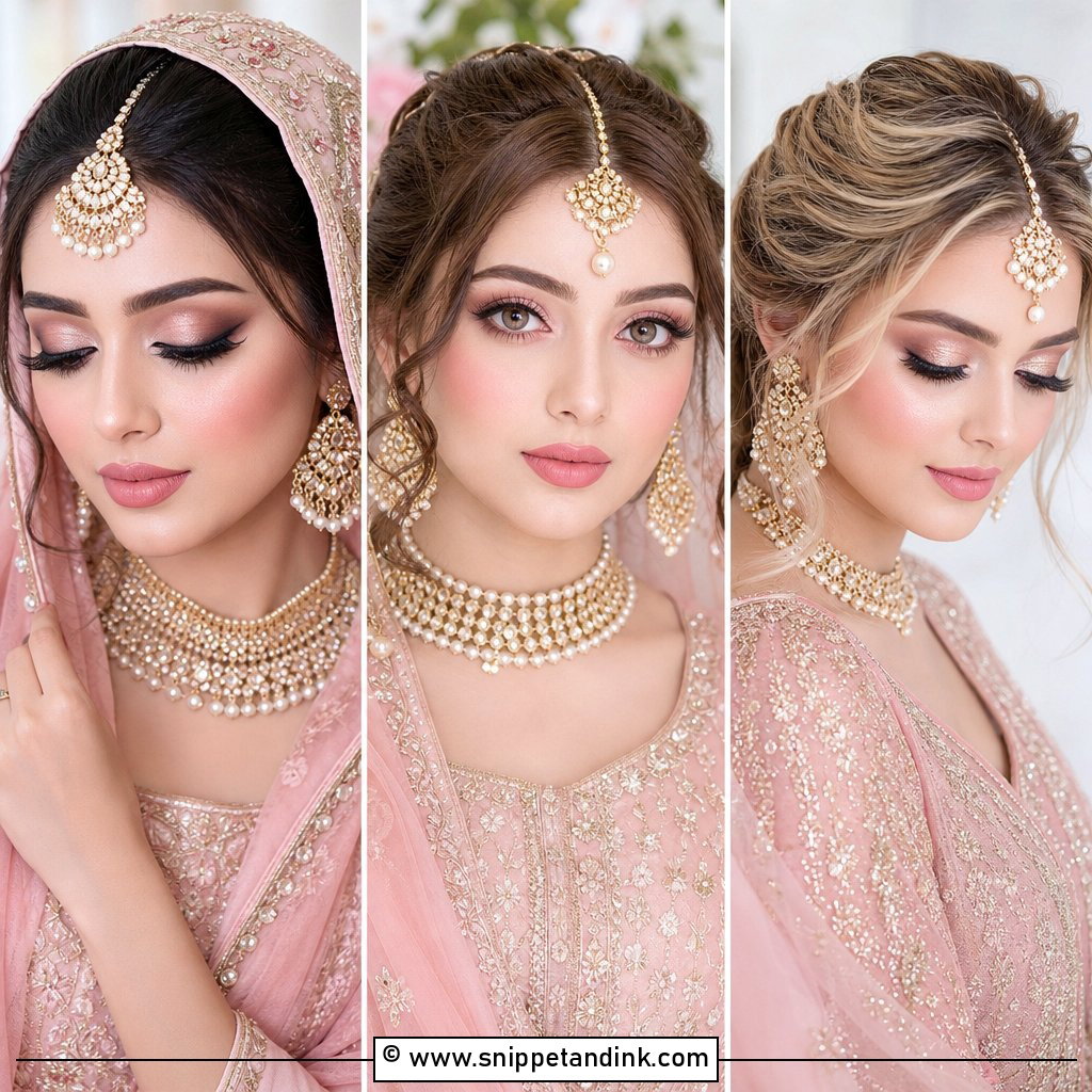 25 Soft Pink Bridal Makeup Ideas for a Fresh Glow