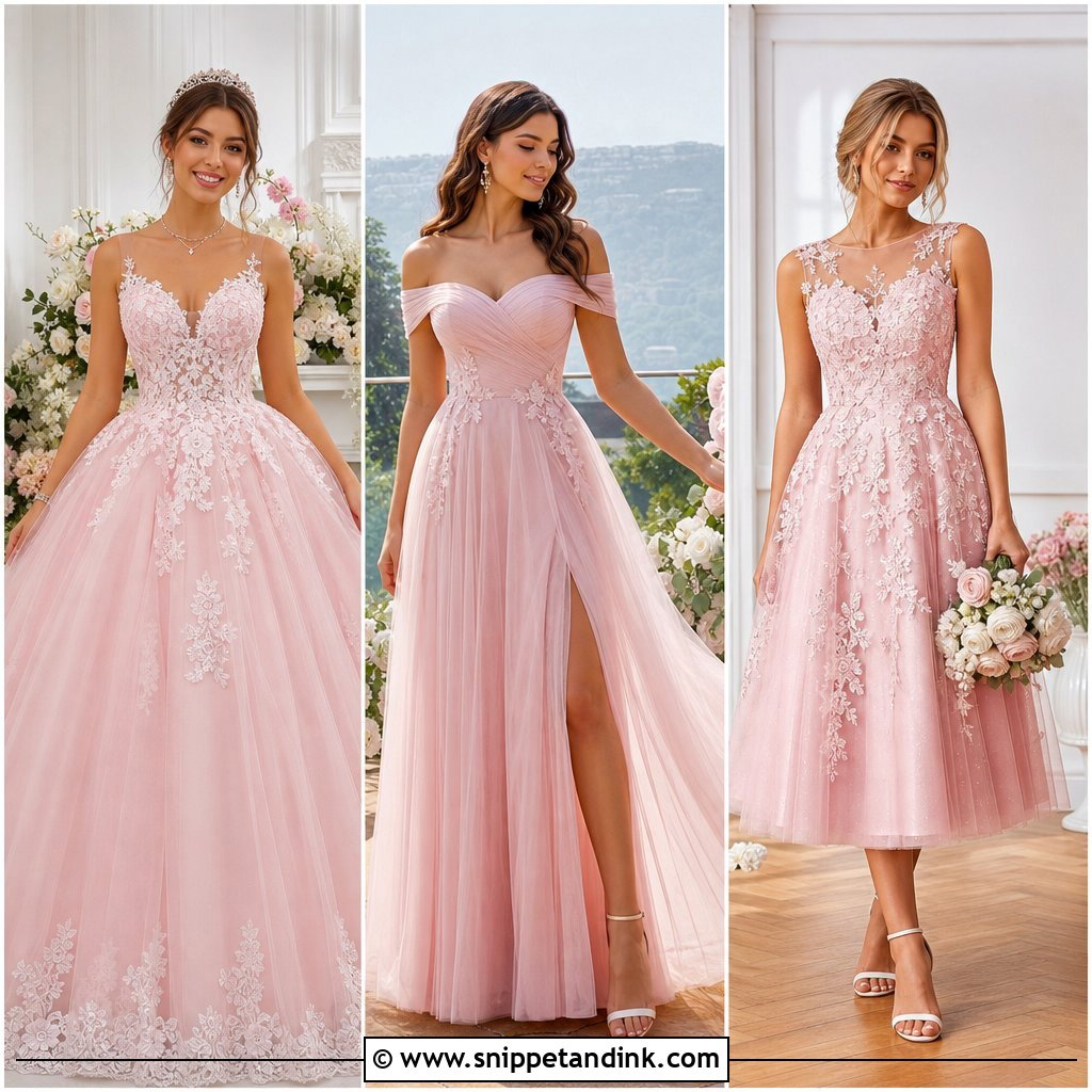 25 Soft Pink Wedding Dress Ideas: Romantic Bridal Looks to Love