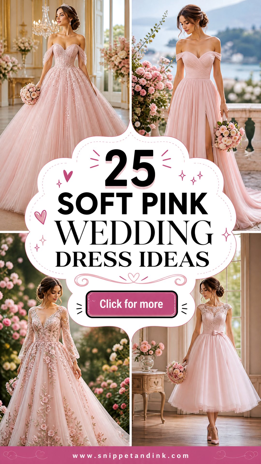 25 Soft Pink Wedding Dress Ideas Romantic Bridal Looks to Love - 25 Soft Pink Wedding Dress Ideas: Romantic Bridal Looks to Love