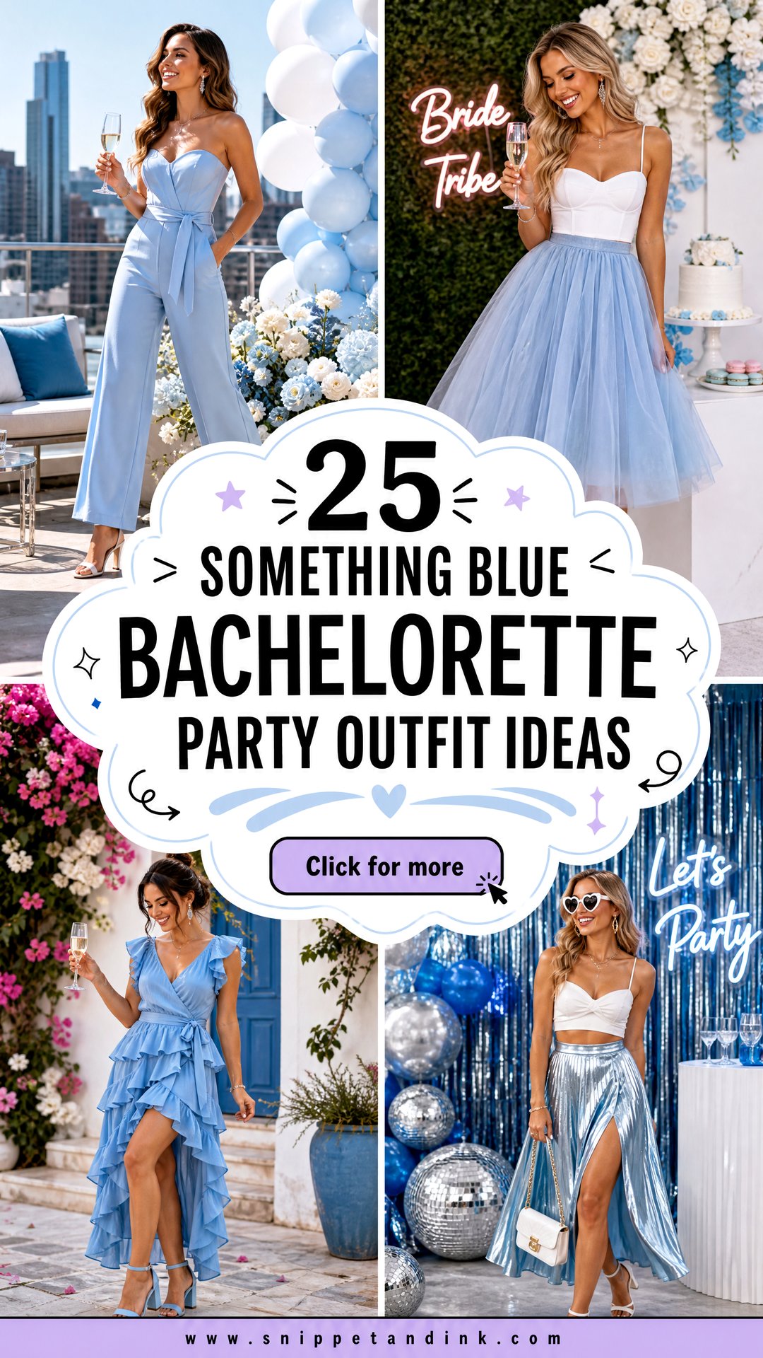 25 Something Blue Bachelorette Party Outfit Ideas Brides Love - 25 Something Blue Bachelorette Party Outfit Ideas Brides Love