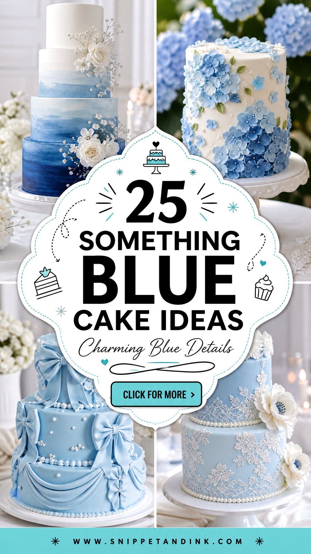 25 Something Blue Cake Ideas to Charm Guests Beautifully - 25 Something Blue Cake Ideas to Charm Guests Beautifully