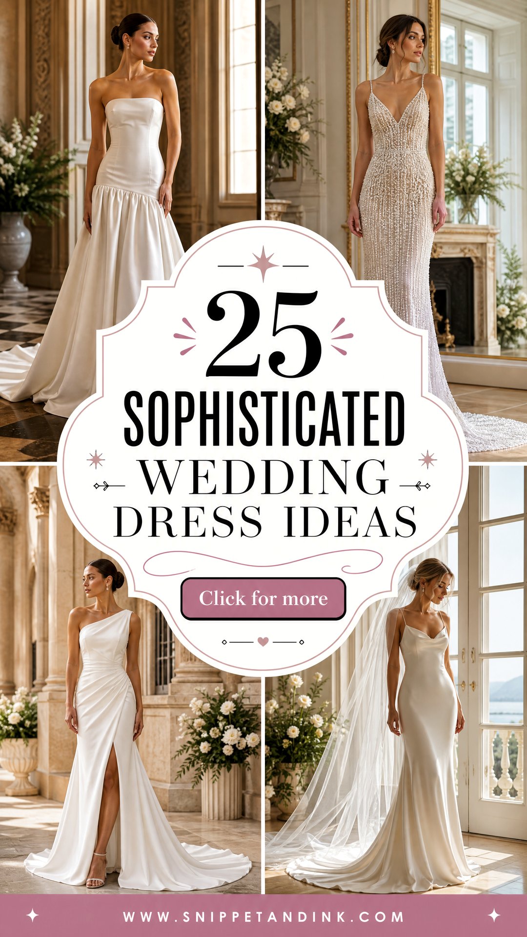25 Sophisticated Wedding Dress Ideas Timeless Bridal Style - 25 Sophisticated Wedding Dress Ideas: Timeless Bridal Style