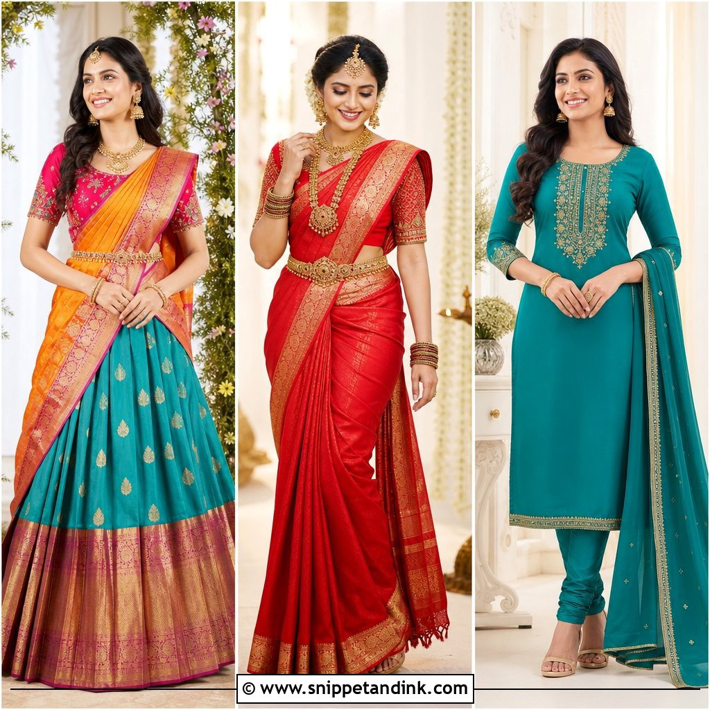 25 South Indian Attire Ideas: Elegant Looks for Weddings