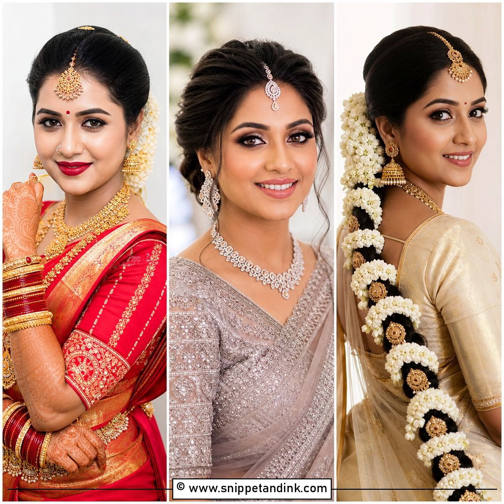 25 South Indian Bridal Makeup Ideas for Radiant Brides