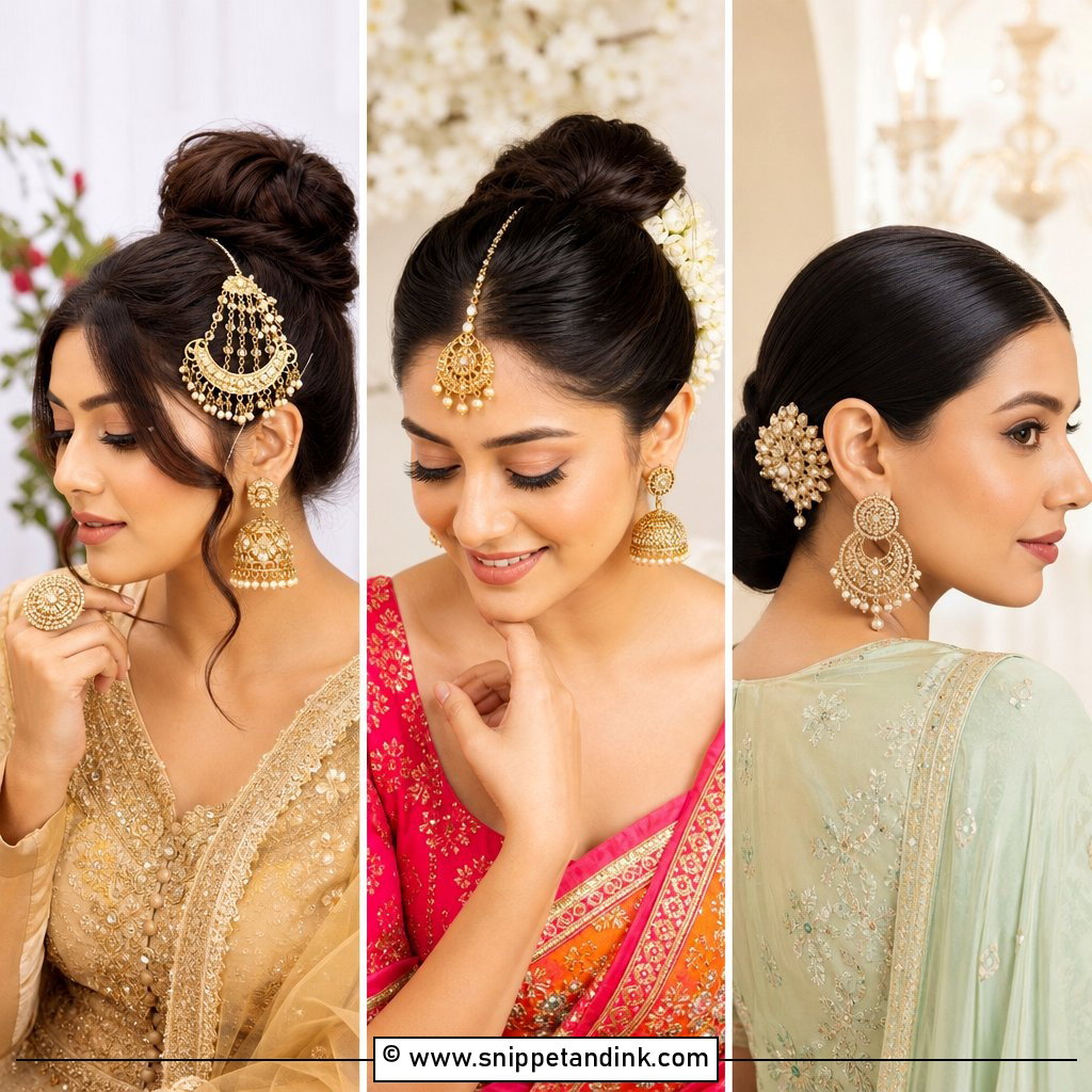 25 South Indian Bride Engagement Hairstyle Ideas