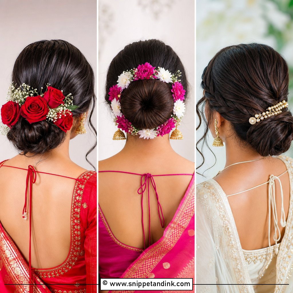 25 South Indian Bride Muhurtham Hairstyle Ideas