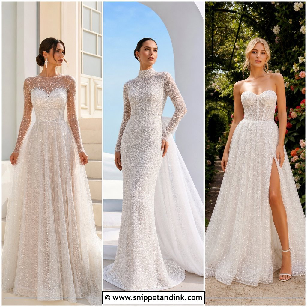 25 Sparkling Wedding Dress Ideas: Glamorous Looks That Shine